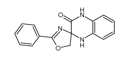 2-phenyl-1’H,5H-spiro[oxazole-4,2’-quinoxalin]-3’(4’H)-one结构式