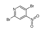 2,5-二溴-4-硝基吡啶结构式