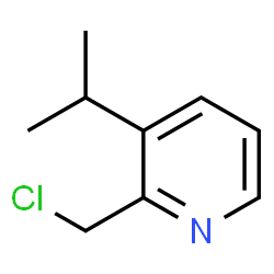2-(氯甲基)-3-异丙基吡啶结构式