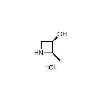 (2R,3R)-2-甲基氮杂环丁-3-醇盐酸盐结构式