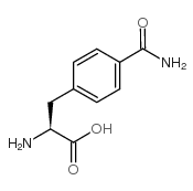 L-4-氨基甲酰基苯丙氨酸结构式