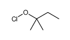 2-methylbutan-2-yl hypochlorite结构式