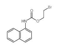 1-Naphthalenecarbamicacid, 2-bromoethyl ester (6CI,8CI) Structure
