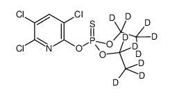 氘代毒死蜱-D10结构式