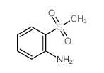 Benzenamine,2-(methylsulfonyl)- Structure