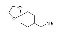 1,4-二氧杂螺[4.5]癸烷-8-甲胺结构式