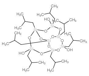 1,3,5,7,9,11,14-七异丁基三环[7.3.3.15,11]七硅氧烷-内-3,7,14-三醇结构式