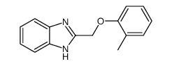 2-[(2-甲基苯氧基)甲基]-1H-苯并咪唑结构式