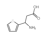 3-氨基-3-(2-噻吩基)丙酸结构式