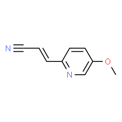 2-Propenenitrile,3-(5-methoxy-2-pyridinyl)-(9CI)结构式