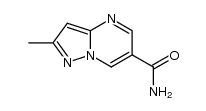 2-methylpyrazolo[1,5-a]pyrimidine-6-carboxylic acid amide structure