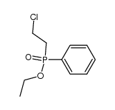 ethyl β-chloroethlphenylphosphinate Structure