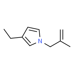 1H-Pyrrole,3-ethyl-1-(2-methyl-2-propenyl)-(9CI)结构式