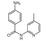4-Amino-N-(4-methyl-2-pyridyl)benzamide结构式