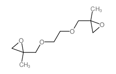 ETHYLENE GLYCOL BIS(2,3-EPOXY-2-METHYLPROPYL) ETHER Structure