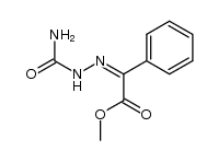 methyl benzoylformate semicarbazone Structure