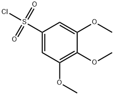 3,4,5-三甲氧基苯-1-磺酰氯结构式