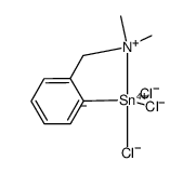 (2-(N,N-dimethylaminomethyl)phenyl)SnCl3结构式