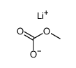 lithium monomethyl carbonate Structure