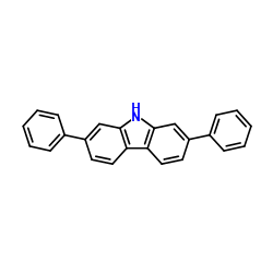2,7-二苯基-9H-咔唑结构式