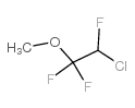 2-Chloro-1,1,2-trifluoroethyl Methyl Ether Structure
