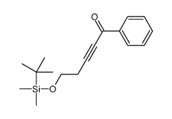 5-[tert-butyl(dimethyl)silyl]oxy-1-phenylpent-2-yn-1-one结构式