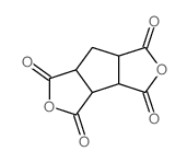 (1H-Cyclopenta(1,2-c:3,4-c)difuran-1,3,4,6(3aH)-tetrone,) tetrahydro-, (3aalpha,3balpha,6aalpha,7aalpha)- Structure