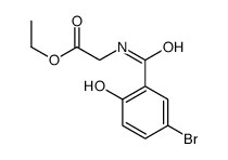 5-溴-2-羟基马尿酸乙酯结构式
