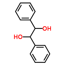 1,2-二苯乙烷-1,2-二醇结构式