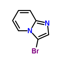 3-溴咪唑[1,2-A]嘧啶结构式