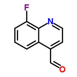 8-氟喹啉-4-醛结构式