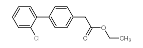 (2-氯-联苯-4-基)-乙酸乙酯结构式