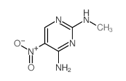 2,4-Pyrimidinediamine,N2-methyl-5-nitro- Structure