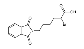 (R)-2-bromo-6-phthalimidohexanoic acid Structure