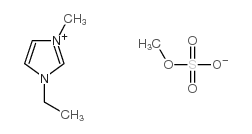 1-乙基-3-甲基咪唑硫酸甲酯盐结构式