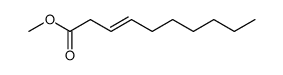 trans-3-decenoic acid methyl ester Structure