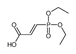 3-diethoxyphosphorylprop-2-enoic acid Structure
