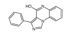 3-Phenylimidazo[1,5-a]quinoxalin-4(5H)-one结构式