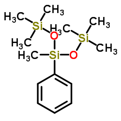 1,1,1,3,5,5,5-Heptamethyl-3-phenyltrisiloxane Structure