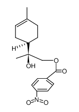 (4R,8S)-8-hydroxy-p-menth-1-en-9-yl 4'-nitrobenzoate Structure