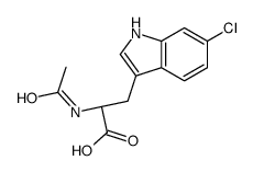 N-乙酰基-6-氯-D-色氨酸结构式