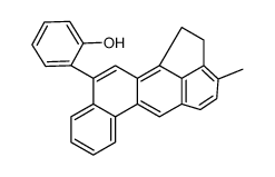2-(3-methyl-1,2-dihydrobenzo[j]aceanthrylen-11-yl)phenol结构式