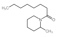 1-Octanone,1-(2-methyl-1-piperidinyl)- Structure