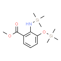 2-[(Trimethylsilyl)amino]-3-(trimethylsiloxy)benzoic acid methyl ester结构式