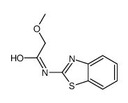 N-(1,3-benzothiazol-2-yl)-2-methoxyacetamide结构式
