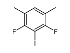 1,3-difluoro-2-iodo-4,6-dimethyl-benzene Structure