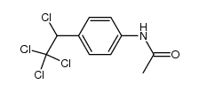 acetic acid-[4-(1,2,2,2-tetrachloro-ethyl)-anilide]结构式