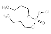 1-(butoxy-chlorosulfanyl-phosphoryl)oxybutane Structure