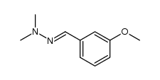 3-methoxybenzaldehyde N,N-dimethylhydrazone Structure