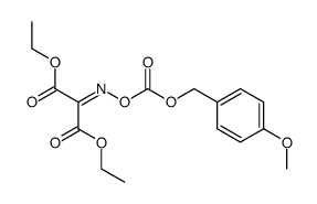diethyl 2-(4-methoxybenzyloxycarbonyloxyimino)malonate结构式